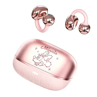 Disney Bluetooth kulaklık, kulak klipsli, ergonomik, kadın stilinde, kablosuz