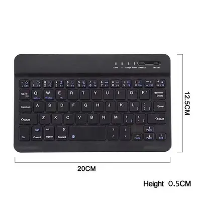 Renkli arka aydınlatmalı ve Bluetooth bağlantılı yüzey klavye, Apple iPad için uygun. - 11