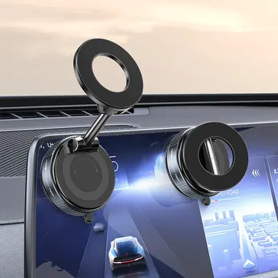 MagSafe Car Phone Holder, Aluminum Alloy, Foldable - 7