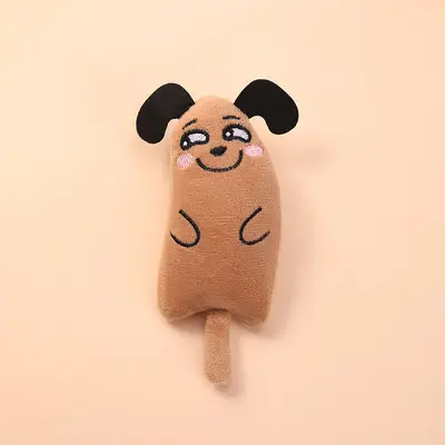 Plush cat toy with catnip and tailed design - 9