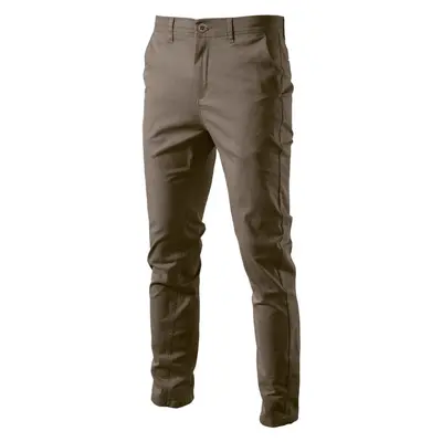 Men's Casual Cotton Long Pants, 2024 Autumn Winter, Breathable, Youth Business Style - 11