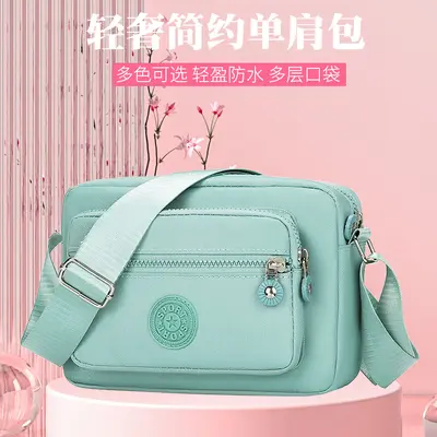 Bez çanta çok katmanlı sırt çantası crossbody naylon kanvas çanta orta yaşlı anne çantası küçük çanta yaşlı büyükanne Oxford kumaş kadın çantası