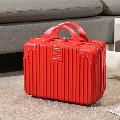 Factory Direct Sales 14 inch Small Suitcase, Luggage, Wedding Gift Box, Tool Bag, Lightweight Carry-on Trolley, Cosmetic Case - 8