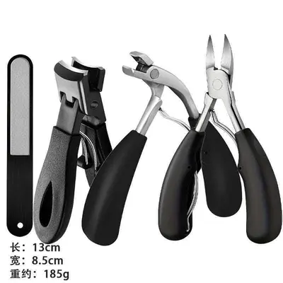 Adlerkopf-Nagelschere-Set, Edelstahl, großer Winkel - 5