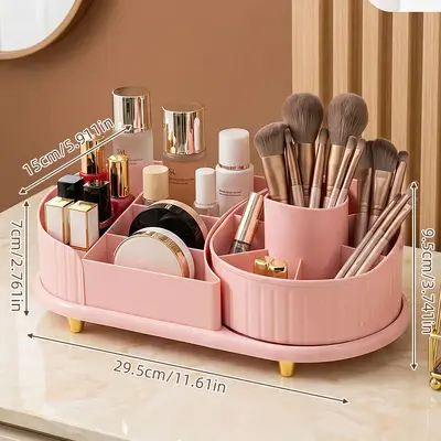 Rotating cosmetic storage organizer - 9