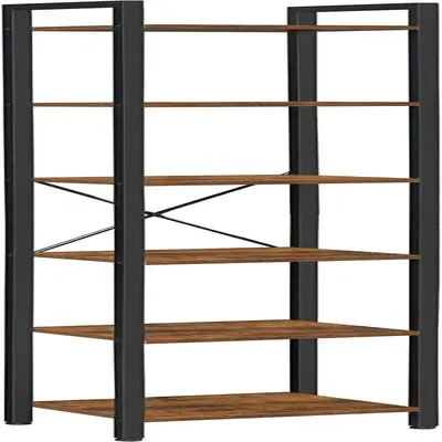Wall-Mounted Multi-Tier Magazine Rack, Scandinavian Style - 5