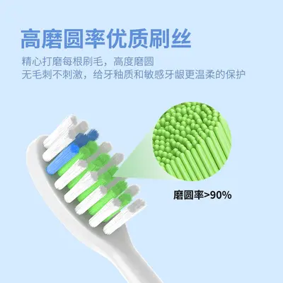 Mteeth elektrikli diş fırçası için yedek başlık, X5/X2/X3 ve Nebula serisi uyumlu