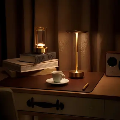 Rechargeable Nordic Ambient Table Lamp for Bar and Outdoor Camping