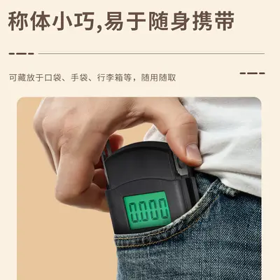 Portable Digital Mini Luggage Scale 50 kg, High-Precision, Hand-Held
