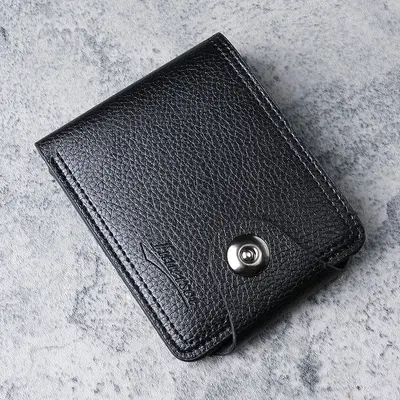Men's Short Wallet, Multi-Card Slots, Coin Pocket - 7