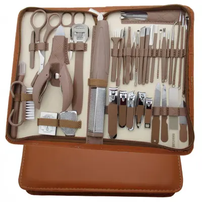 Nail care set, 42-piece with clippers and tweezers - 3