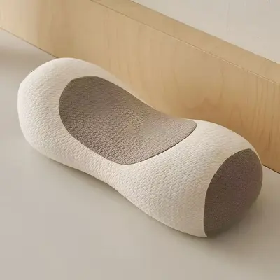 Buckwheat Hull Pillow Cervical Spine Support Sleep Pillow Yuanbao Hard Pillow Core Adult Household Cylindrical Buckwheat Pillow Wholesale - 12