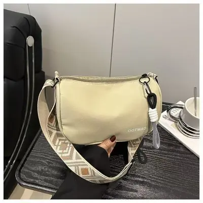 Minimalist Small Handbag Bags 2025 New Model Shoulder Bag Versatile Premium Wide Shoulder Strap Single Shoulder Crossbody Bag Minimalist Versatile - 3