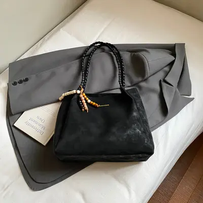 Große Retro-Damenschultertasche - 9