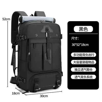 New super large capacity male outdoor expandable travel cabin size backpack travel large luggage bag - 8