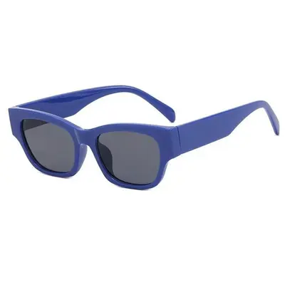 Women's Dopamine-Colored Printed Sunglasses, UV Protection, Square Frame - 8