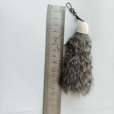 Imitation Rabbit Fur Cat Toy Refills with Small Tail - 5