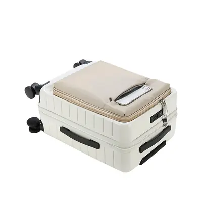Ultra-Lightweight Front-Opening Carry-On Suitcase with Combination Lock - 3