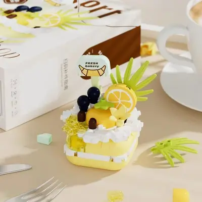 Brick Birthday Cake Building Blocks, Lego Compatible, for Girls - 13
