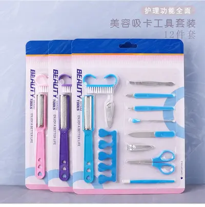 Manikür ve pedikür set, 10 parça, profesyonel - 5