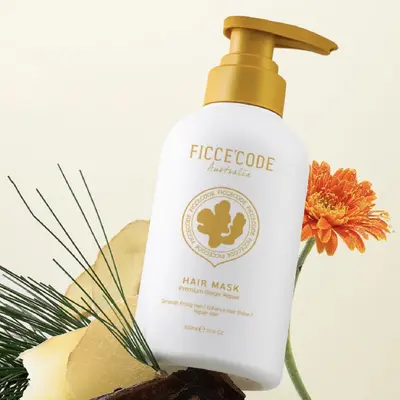 FICCECODE Feishikou Ingwer-Shampoo-Set, Volumen und Anti-Fett - 8