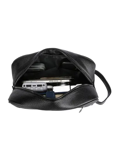 Men's Business Clutch Bag, Large Capacity with Phone Compartment and Wallet - 5