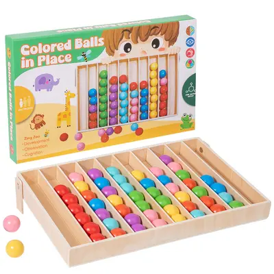 Colored Ball Sorting Game, Color Recognition and Classification Toy