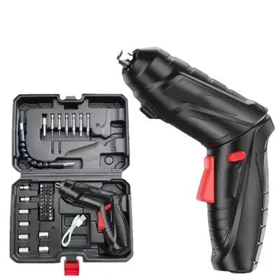 Rechargeable Lithium Electric Screwdriver Set, Multifunctional