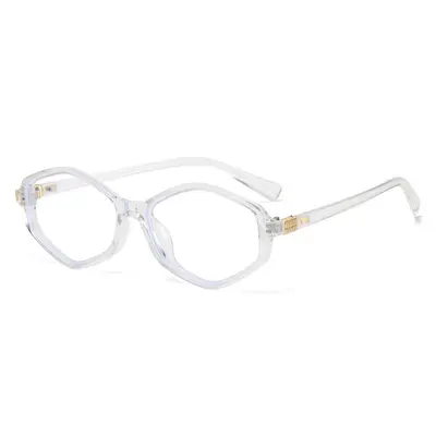 Square Frame Glasses, M Model, Blue Light Filter, Plain Lens - 12