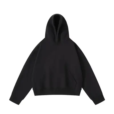 RUIIENRS x ROPUCHA kısa boxy kapüşonlu sweatshirt, 420g, FW228 - 12