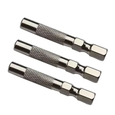 diy6.35mm4mm elektrikli tornavida kolu 4mm arayüz dönüştürücü 4mm bit dönüşüm kafası 1/4 - 6
