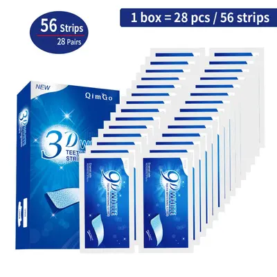 3D WHITE Teeth Whitening Strips, 7 Pouches 14 Pieces - 9