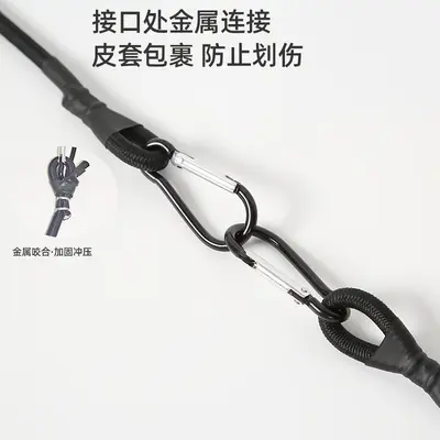 Open Carabiner Elastic Rope for Camping and Trunk Tie-Down