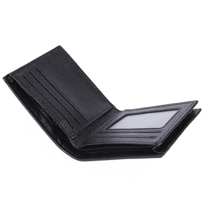 Short Men's Wallet, PU Leather, with Zipper Coin Pocket - 4