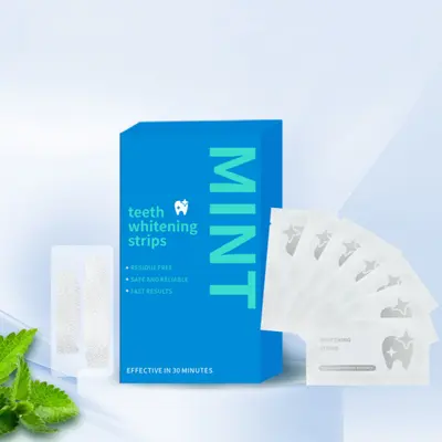 Fruit Flavored Teeth Whitening Strips, Enamel Repair, Gentle and Residue-Free - 6