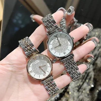 Amar AR1926 rose gold starry women's watch, steel strap quartz - 5