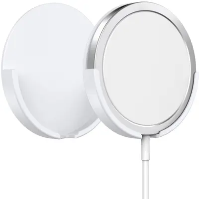 iPhone15-12 için uygun Apple cep telefonu MagSafe şarj cihazı kafası duvara asılı masaüstü yapışkanlı depolama braketi - 7