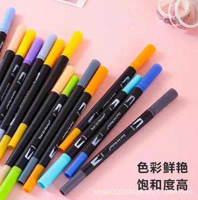 Doppelkopf-Marker waschbar Aquarellstift Kinder-Malset