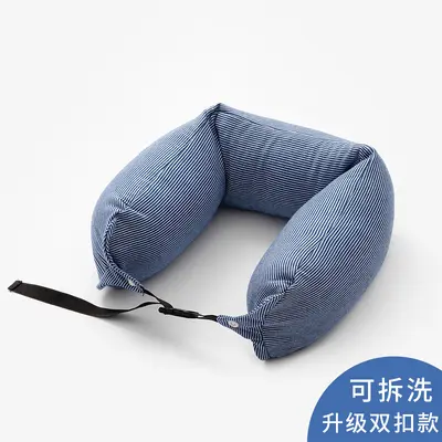 u型枕无印款泡沫填充粒子枕多功能颈枕旅行枕头简约便携飞机枕 - 8