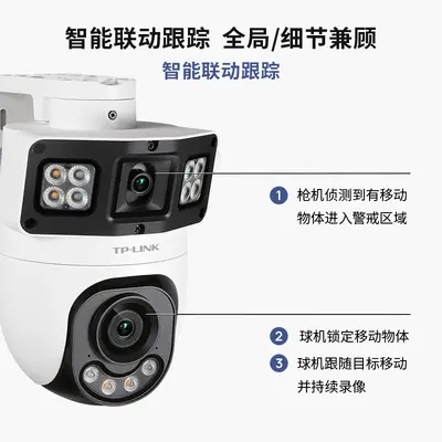 TP-LINK PoE Dual Camera 3MP+3MP Surveillance 669P - 3