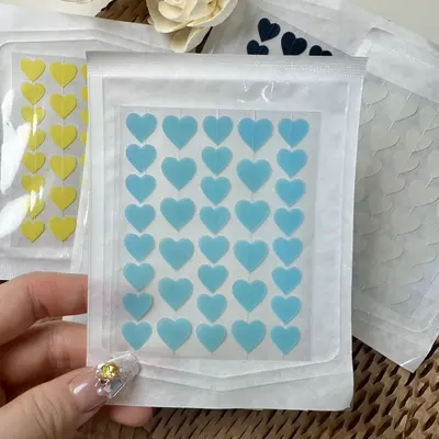 跨境专供36粒彩色爱心痘痘贴隔离吸脓粉刺祛痘贴人工皮净痘贴现货 - 10