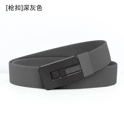 Elastik Bel Naylon Taktik Kemeri Askeri Eğitim Erkek Alaşım İtme-Çekme Toka Esnek Outdoor Spor Trend Deri Kemer - 8