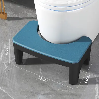 Thickened Household Squat Toilet Stool, Bathroom Squatting Aid and Footrest - 8