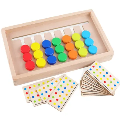 Four and Eight Color Educational Game Set for Preschool Logic - 5