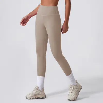 Women's Seamless High-Waist Peach Butt Yoga Pants, Quick-Dry - 10