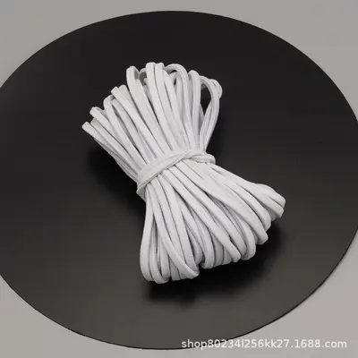 Lateks İp Lastik Bant, 4 Kat Elastik, DIY El Yapımı Malzeme - 8