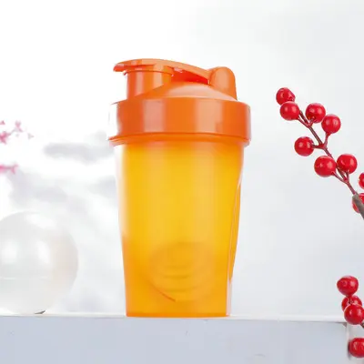 Spor spor protein tozu su bardağı öğrenci 400 ml şeffaf plastik bardak kullanışlı bardak ölçekli karıştırma çalkalayıcı bardak - 9