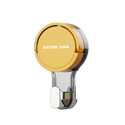 Suction Cup Vacuum Hook, Punch-Free Adhesive Storage Hook for Bathroom and Kitchen - 8