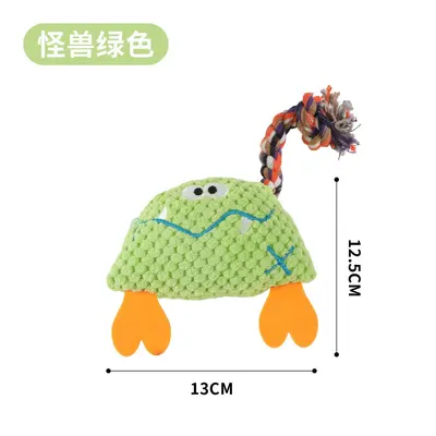 Chew-Resistant Corduroy Plush Dog Toy for Small and Medium Dogs - 13