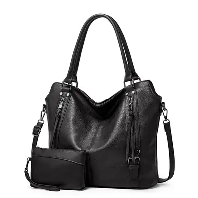 2026 New Women's Bag European and American Style Large Tote Bag Soft Leather High Capacity Single Shoulder Crossbody Women's Handbag - 12